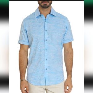 Robert Graham Men's Sanctuary Jungle Jacquard Sport Shirt